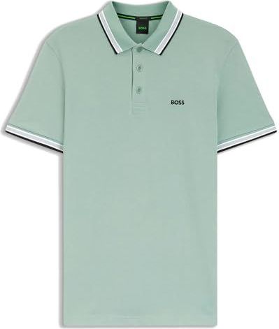 BOSS Shirt 'Paddy'  mintgroen / zwart / wit