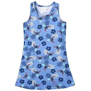 CERDÁ LIFE'S LITTLE MOMENTS Stitch-jurk voor meisjes, van 100% katoen, officieel Disney-licentieproduct, blauw, normaal voor meisjes