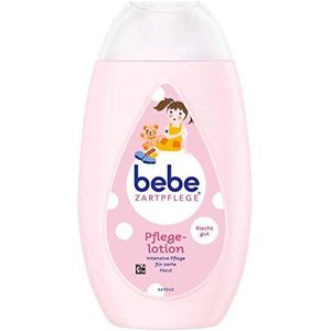 Bebe Zachte verzorging bodylotion, babyverzorging, delicate verzorgende lotion voor jonge huid, zonder kleurstoffen, lichte aangename geur, 300 ml