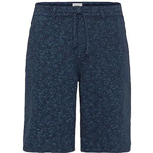 camel active Chino shorts voor heren met allover print, blauw, 31