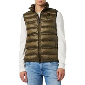 Blauer Mouwloos gewatteerd donsjack met vest voor heren, 659 Dark Olive, M