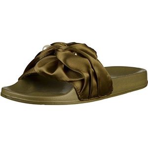 s.Oliver Vrouwen 27209 Muiltjes, Groene Khaki, 36 EU