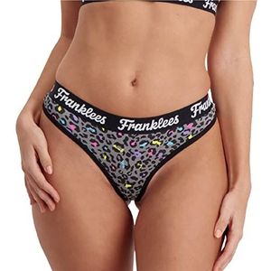 Franklees Vrouwen String Wild Brights Slipje, Wilde Helders, M