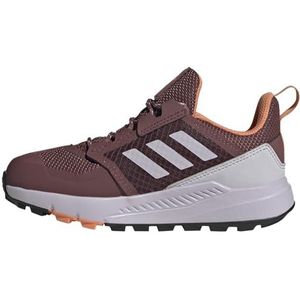 adidas Terrex Trailmaker Rain.rdy Wandelschoenen, laag, niet voor voetbal, uniseks, voor volwassenen, Quiet Crimson Silver Dawn Amber Tint, 33 EU