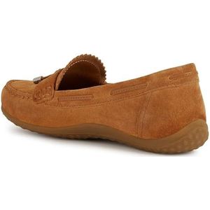 Geox Dames D Vega MOC A Moccasin, cognac, 38 EU, cognac, 38 EU