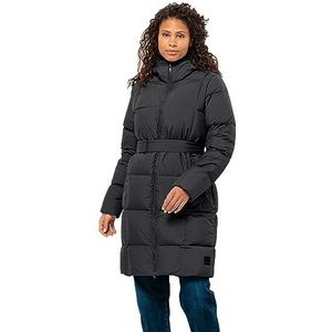 Jack Wolfskin Frozen Lake Coat W donsjas, zwart, XL dames, Zwart, XL