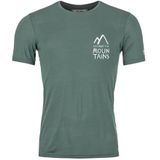 Ortovox - 120 Cool Tec Mountain TShirt - Grijs - Merinoshirt - Wandelen