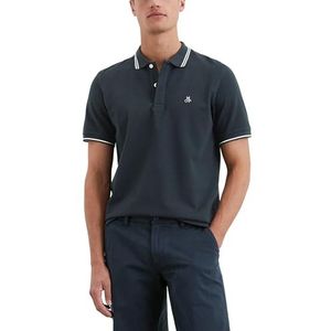 Marc OPolo Poloshirt voor heren, korte mouwen, van biologisch katoen, regular fit, 898, XS