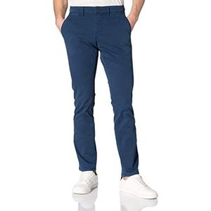 camel active Madison Chino Herenbroek, slim fit, donkerblauw, 35W x 32L