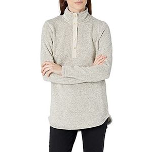 Charles River Apparel Dames Hingham Tunic trui, Meliert havervlokken, XS
