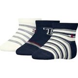 Tommy Hilfiger - Huissokken - Blauw & Wit - 3-Pack - Unisex