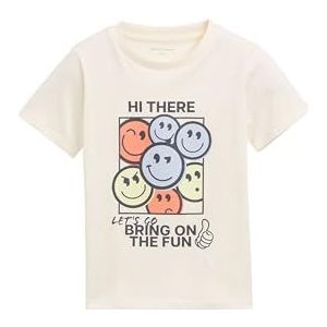 TOM TAILOR 1045373 T-shirt jongens, 12906 - Wool White, 92-98