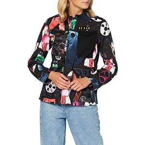 G-STAR RAW Damesjas Rovic Straight, Dk Black Objects C309-b527, S