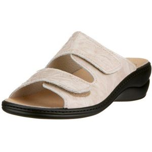 Algemare 1447, damesklompen en sandalen, beige, beige, 40 EU