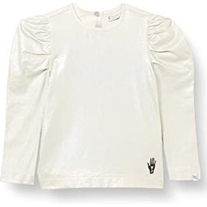 Noppies Karpathos T-shirt met lange mouwen voor meisjes en meisjes, Zilver - P544, 122 cm