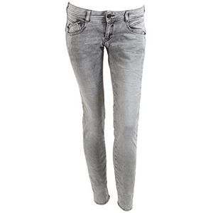 Herrlicher Dames Slim Jeans Gila, grijs (Bleach 027), 28W x 32L