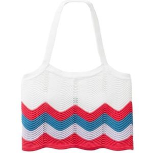 United Colors of Benetton Onderhemd voor meisjes en meisjes, Wit, 160