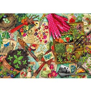 Schmidt Spiele 57580 Aimee Stewart, optafel alles voor de tuin, 1000 stukjes puzzel, normaal