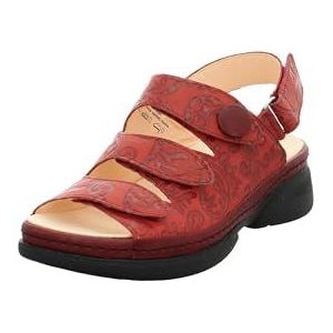 Think Cambi 5090 Damessandalen, chroomvrij gelooid, duurzame sandalen, kersen/combi 5090, 36 EU