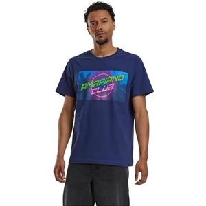 Mister Tee - Amapiano Club Heren T-shirt - Blauw