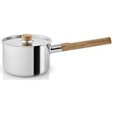 Eva Solo Nordic Kitchen Steelpan - 16 cm - 2 liter - Bruin - Hoge kwaliteit RVS