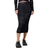 Noisy may - Jaz - Kokerrok - Zwart - 3/4 Lengte - Aansluitende Pasvorm