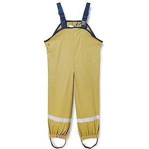 Playshoes Uniseks regenbroek voor kinderen, ongevoerd, wind- en waterdichte regenbroek, olijf, 128