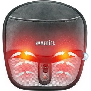 HoMedics Gel-voetmassage â€“ doelmatige, diep effectieve shiatsu-voetmassage met innovatieve geltechnologie en luchtcompressie massage, met warmtefunctie