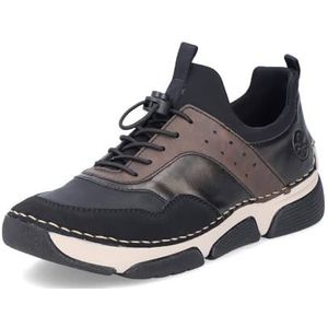 Rieker - Sneaker - Zwart - Bovenmateriaal - Onderhoudsvriendelijk