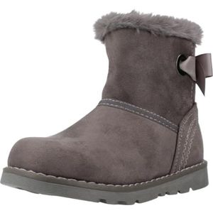 Chicco, Kinderlaarzen voor meisjes met ritssluiting aan de zijkant, warm, comfortabel, licht en ademend, perfect voor herfst en winter, enkellaarzen voor kinderen, ontworpen in Italië, grijs 2, 24 EU