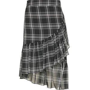 myMo - ROCKS - Rok - Donkergrijs - Dames - Asymmetrisch Zoomverloop