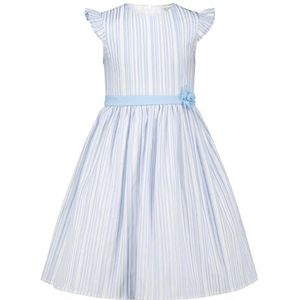 SALT AND PEPPER BY KIDS PARK Girls Dress Blue Stripes, Bonnieblauw, 134