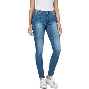 Replay Dames Jeans Luzien Skinny-Fit met Comfort Stretch, Medium Blue 009, 26W x 30L