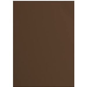 Vaessen Creative 2928-093A4 Florence Cardstock papier, bruin, 216 gram/m², DIN A4, 10 stuks, textuur, voor scrapbooking, kaarten maken, ponsen en ander papierknutselwerk