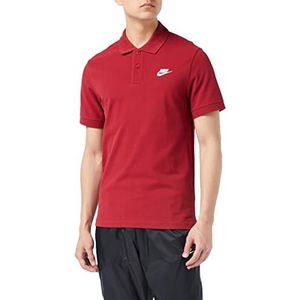 Nike M NSW SPE poloshirt Matchup PQ Shirt, Pomegranaat/Wit, M Heren