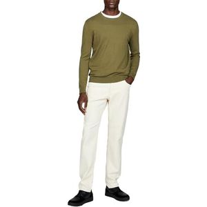 Sisley Mens L/S 10F2S1C78 Sweater, Green 35A, M