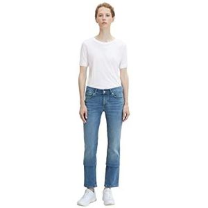 TOM TAILOR Dames Kate Straight Fit Jeans 1033092, 10286 - Vintage Stone Wash Denim, 27W / 32L