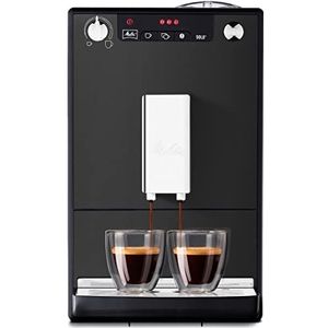 Melitta Solo Volautomatische koffiemachine, uitstekend koffiegenot dankzij voorzetfunctie en uitneembare zetgroep, E 950-444, mat zwart