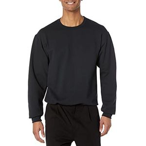 Jerzees Fleece sweatshirt voor heren, zwart, XXL