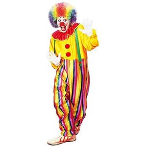 Widmann - Kostuum circus-clown, kostuum met kraag en bretels, themafeest, carnaval