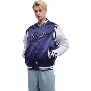 Starter - Black Label - Satin College Jas - Zwart