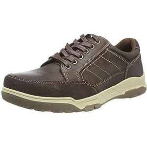 Hush Puppies Finley Sneaker voor heren, Koffie, 41.5 EU