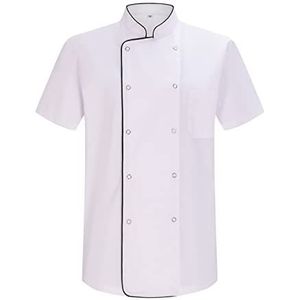 Misemiya - Chefjack - Wit - Chef-jas voor Mannen - Ref. 8421B