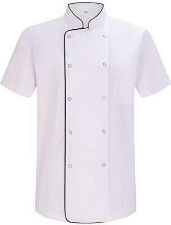 Misemiya - Chefjack - Wit - Chef-jas voor Mannen - Ref. 8421B