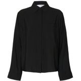 SELECTED - SLFAMARA - Blouse - Zwart - Klassieke Blouse met Lange Mouwen