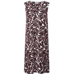 Cecil - Gedessineerde Jersey Jurk - Rood