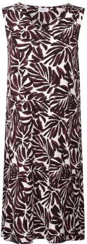 Cecil - Gedessineerde Jersey Jurk - Rood