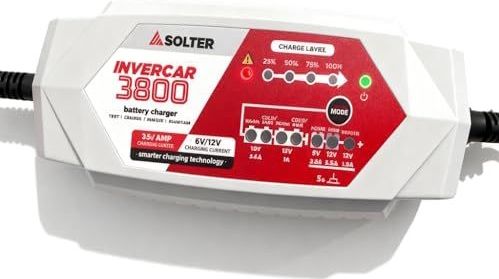 Solter - Invercar 3800 - Acculader - 6/12V - 3.5A