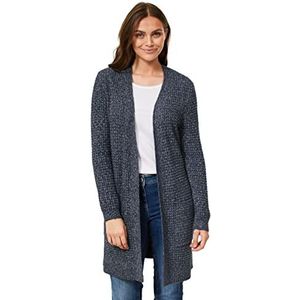 Cecil Dames lange cardigan, Night Sky Blue, M