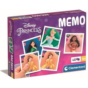 Clementoni Educatief Spel Memo Pocket Princess 48 Tiles - Voor Kinderen 4-6 Jaar, Gemaakt In Italië 18311